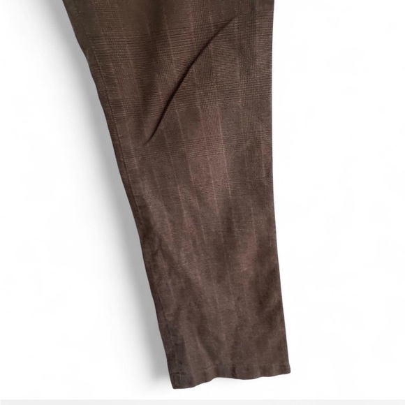 Vintage Brown Plaid Guess Pants Low Rise size 28 - Picture 5 of 7